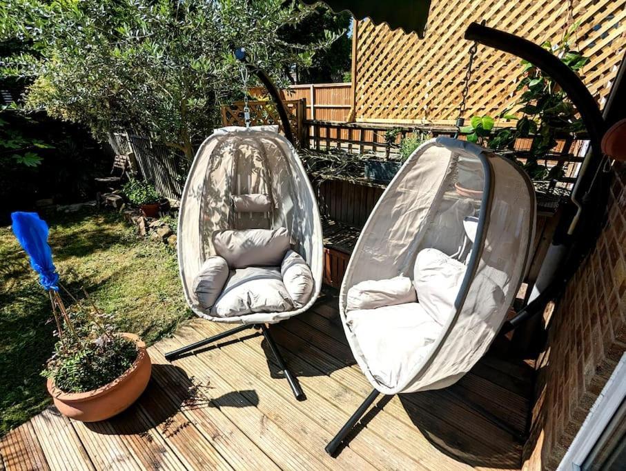 Charming 2-Bed Garden Flat Apartment London Luaran gambar